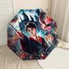 1PC Hogwarts Harry Potter Umbrella-8-Rib Reinforced, Automatic Open, Lightweight & Durable, Cute Fashion Accessory for Outdoor, D2614