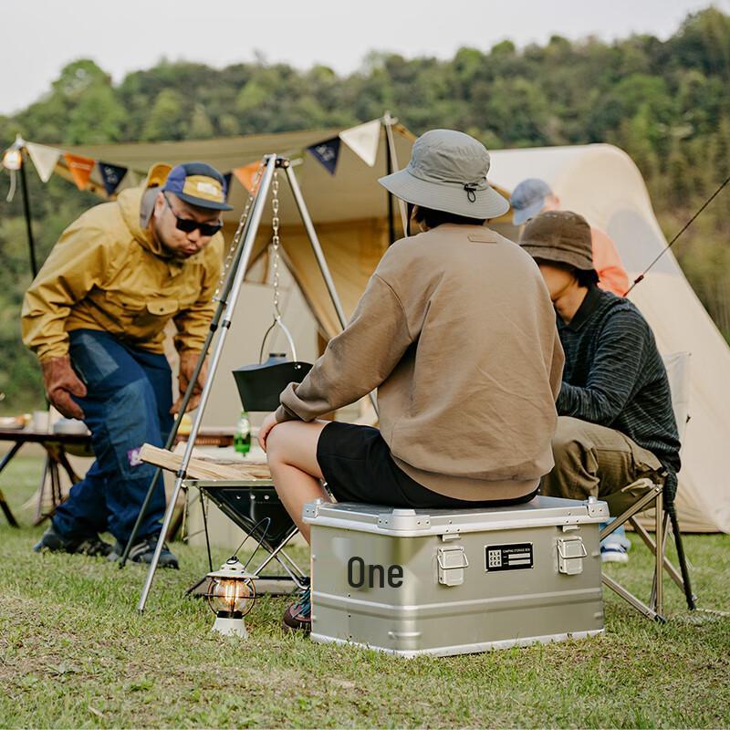 Black Deer Outdoor Camping Aluminum Storage Box