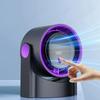 100Level Bladeless Fan USB Rechargeable Smart Electric Fan Personal Fan Digital Display Wall Mount Turbo Fan Desktop Cooling Fan