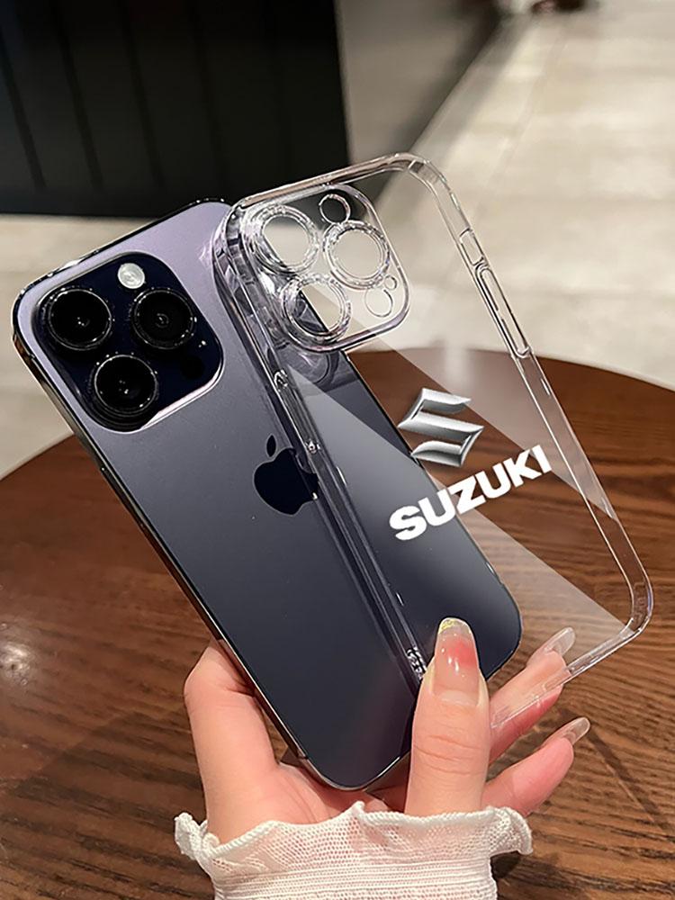 Car Logo Transparent Phone Case For Suzuki Celerio