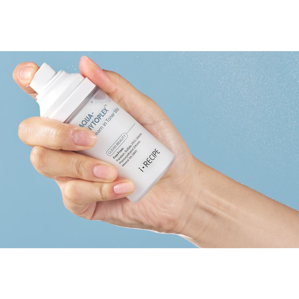 iRecipe Aquaphytoflex Cream In Toner Mist, 60ml, 4 Pcs.