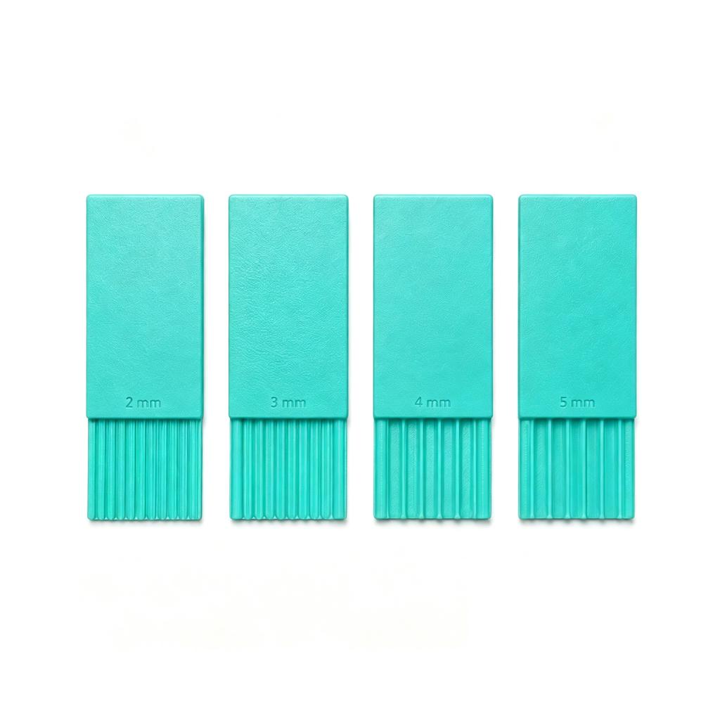 4PCS Precision Grooves Clay Ball Maker Smooth Rolling Reusable Clay Bead Roller 3D Printed 2/3/4/5mm Nail Art Bead Roller