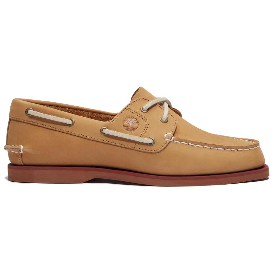 Timberland Classic Moccasins Comfortable Versatile Boat Shoes Women Sneakers Brown Yellow TB0A2Q9XEN3