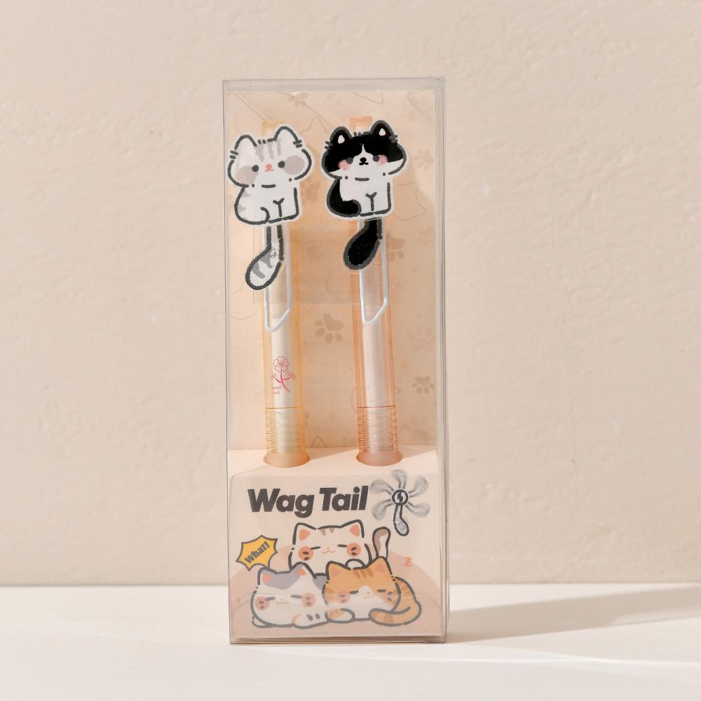Chenxi Cat Tail 0.5mm Black Quick-dry Anti-slip Neutral Pen 0.5mm