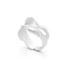 enuff (silver 925) Petal textured ring