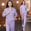 Chic Spring/Autumn Women's Two-Piece Sports Set: Stylish Hoodie & Long Pants for Running