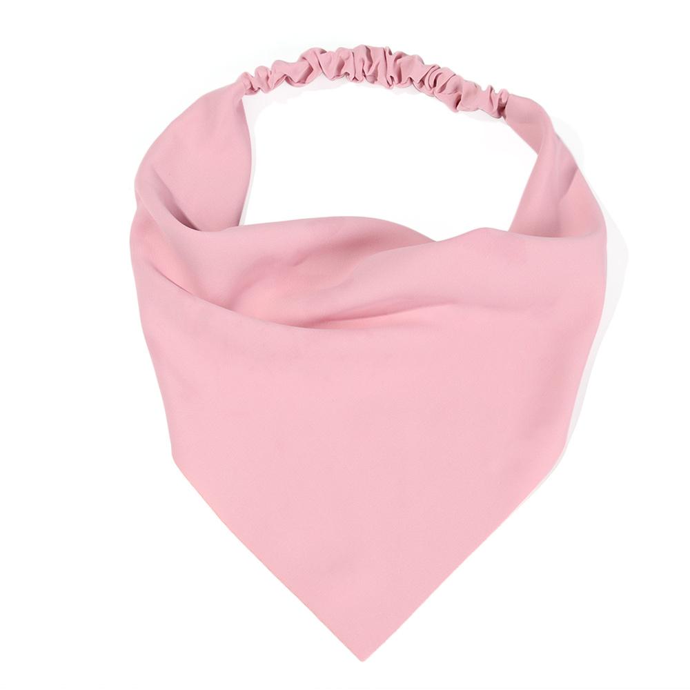 Cute Headband Solid Color Headband Turban Headwrap Hair Bands Triangle Hair Scarf