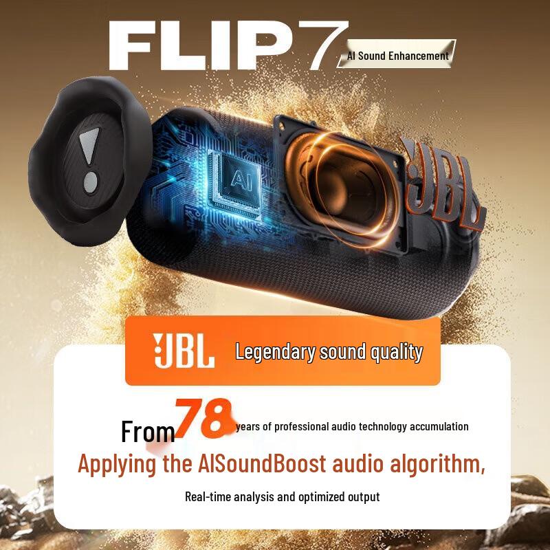 JBL FLIP7 Portable Bluetooth Speaker