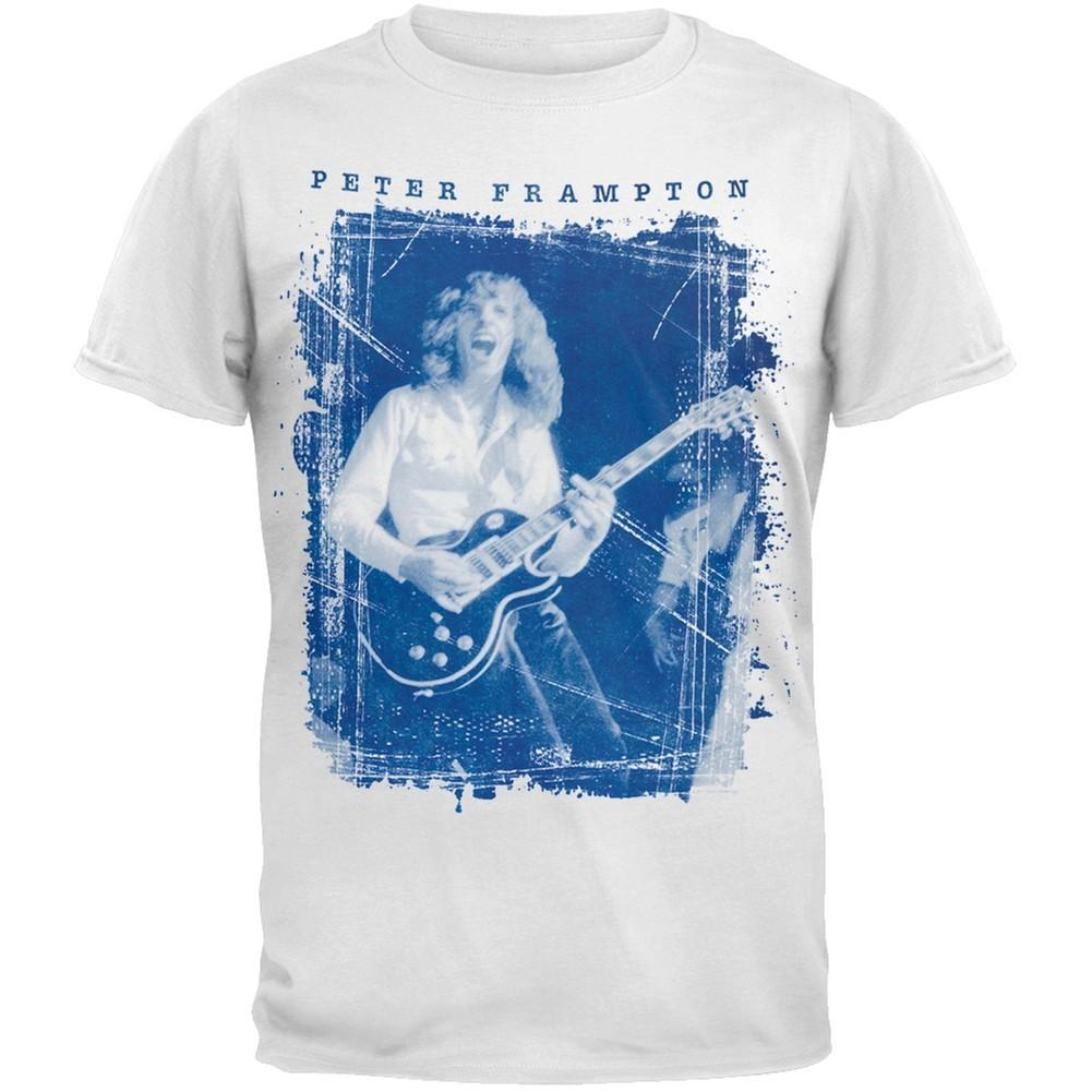 Peter Frampton Men s Guitar Shirt Classic White Unisex S-5XL 2B0031 XXL