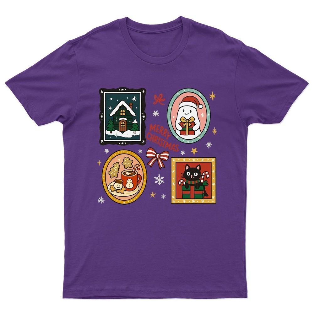 Merry Christmas Holiday Santa TShirt Unisex Gift Retro Seasonal Funny Xmas