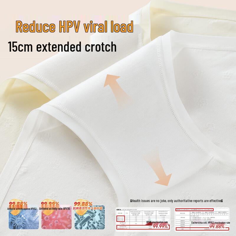 Women's Modal Anti-HPV Antibacterial Seamless Briefs 3-Pack