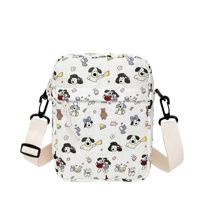 

Тканевая сумка с цветочной текстурой женская 2025 новая Мори милая универсальная маленькая сумка-мессенджер литературная маленькая свежая сумка на плечо average size