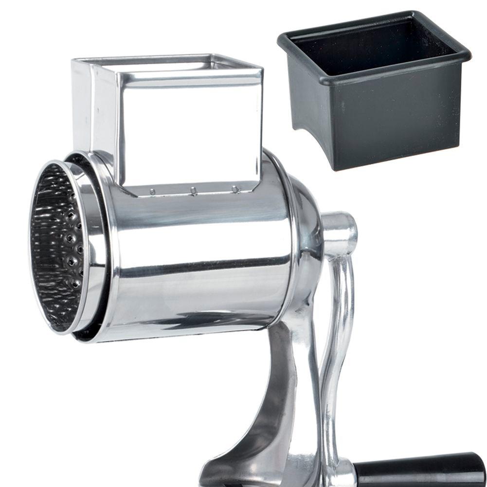 Rotary grater for nuts, dried fruit, chocolate, cheese, and vegetables ORION 130305