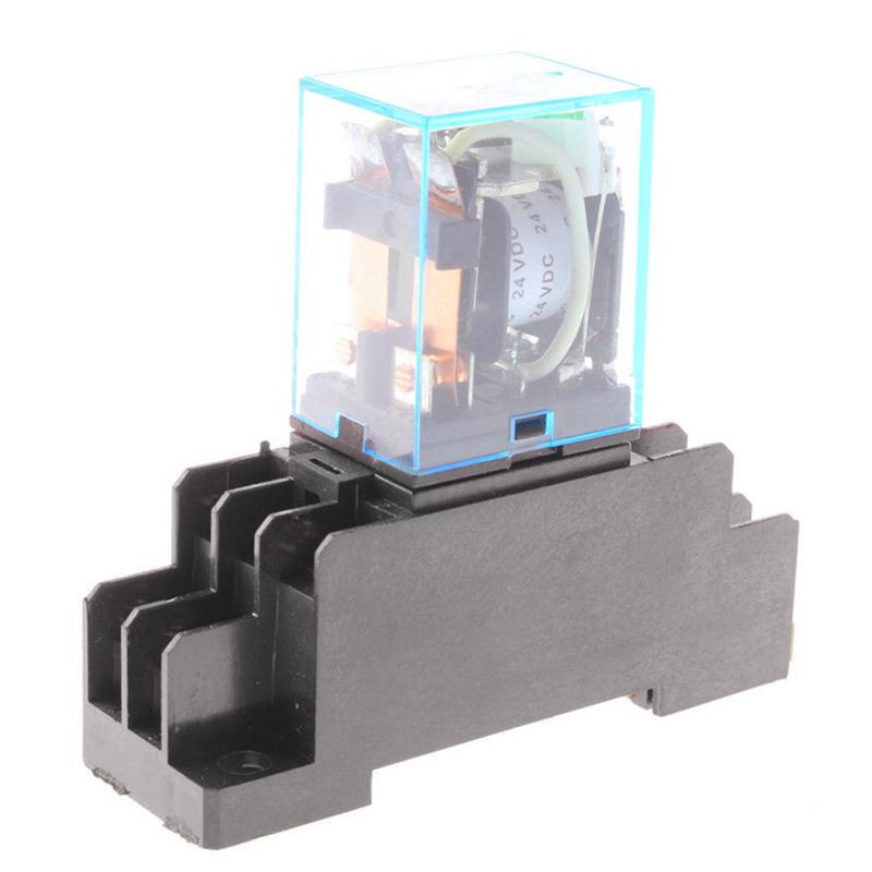 Durable PYF14A 14 Pin DIN Rail Power Relay Socket Base for MY4NJ HH54P MY4