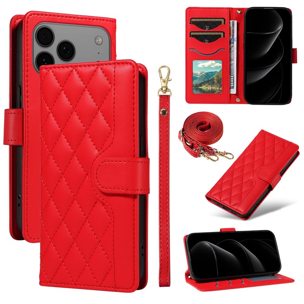 Lanyard-Geldbörse Leder Magnetische Hülle Für iPhone 17 17e 16e 16 15 14 13 12 11 Pro X XR XS Max 8 7 SE Plus Geldbörse Telefon Klapphülle