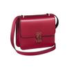 Double C Calfskin Shoulder Bag, Crossbody Bag Mini Women's Cherry Red L1002293