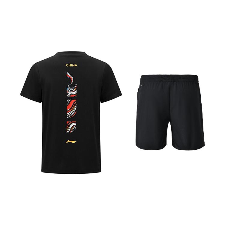 Li Ning Casual Sportswear Unisex Black AHSW427-1+AKSU789-3