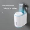 ecoco Wall-Mounted Toothbrush Holder with 2 Cups