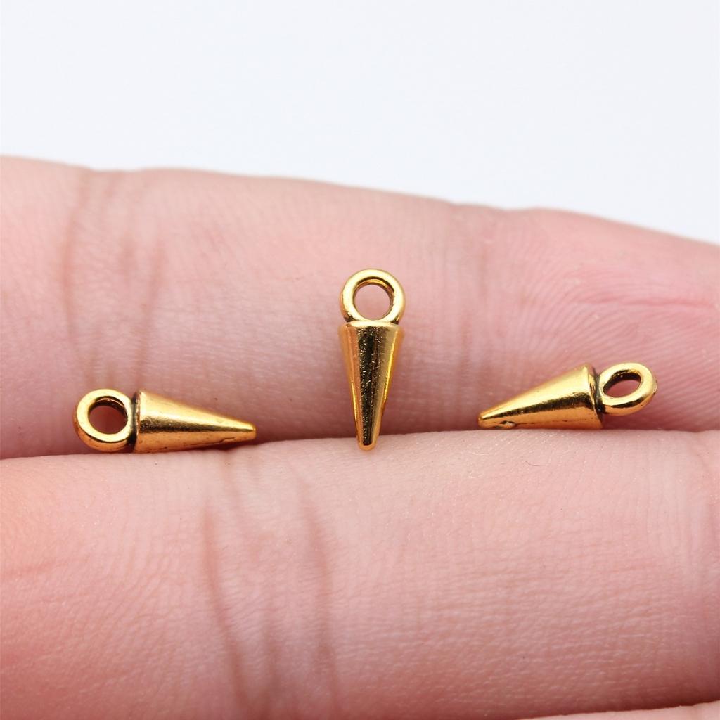 WYSIWYG 40pcs 11x4mm 7 Colors Trendy Makinghand Awl Charms Pendant For Jewelry Making DIY Jewelry Findings