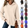 Sweat à capuche pour femme avec poches - Sweat-shirt pullover décontracté coupe ample