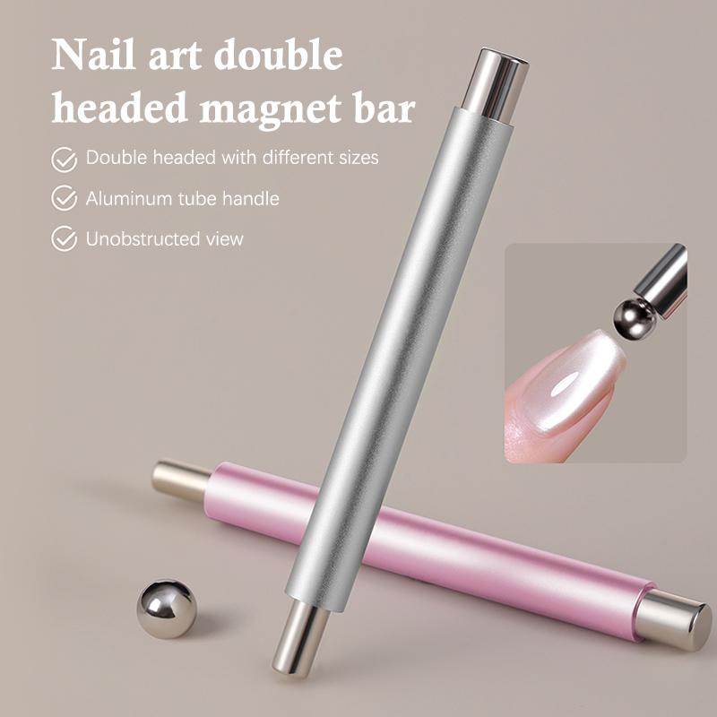 Strong Magnetic Long Double Head Nail Magnet Sticks Tool Magnetic Cat Eye Gel Polish Nail Art Pens For DIY Salon Studio Or Home
