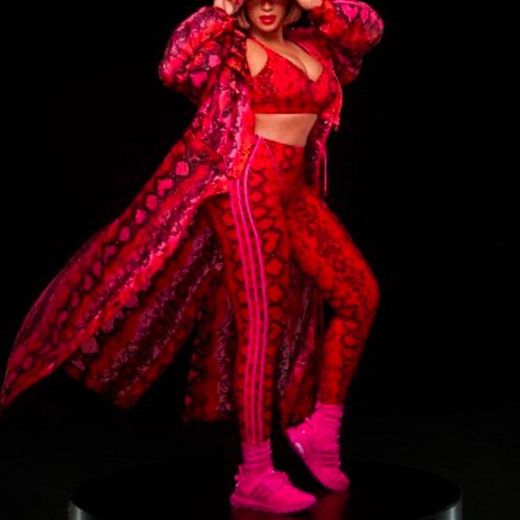 Adidas Ivy Park X  Originals Clover Hooded Sports Jacket Unisex Outerwear Bright-Pink HM6176