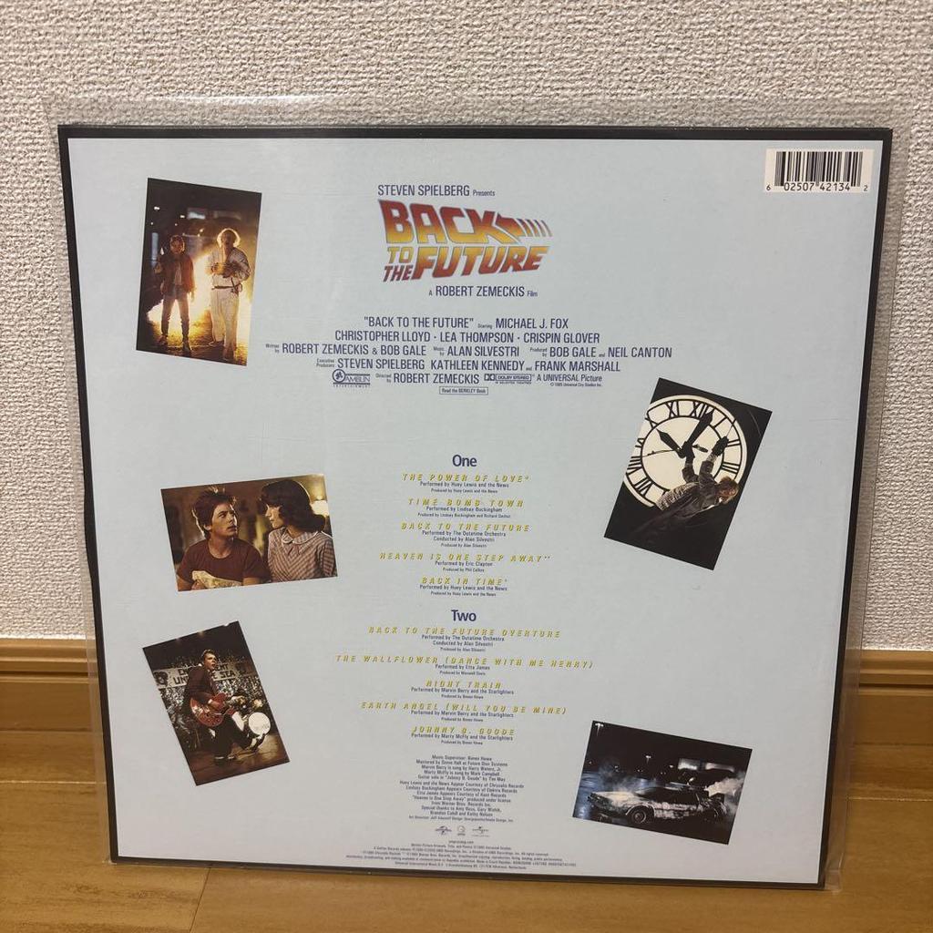 [USED] BACK TO THE FUTURE Soundtrack Record