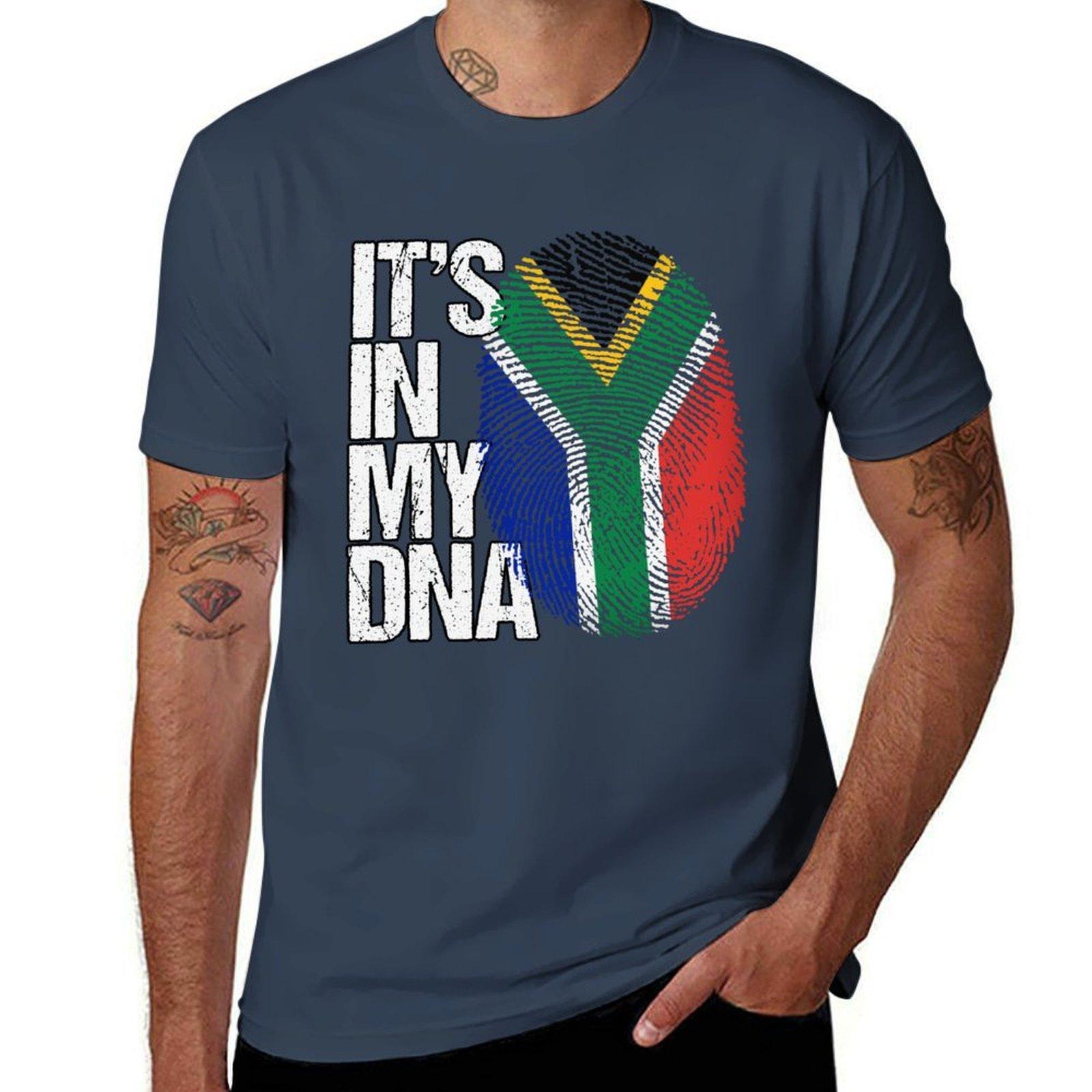 South Africa Its In My Dna South Dna Unisexs Unisexs Funny Gifts Roots Flag Proud Pride Tshirt S
