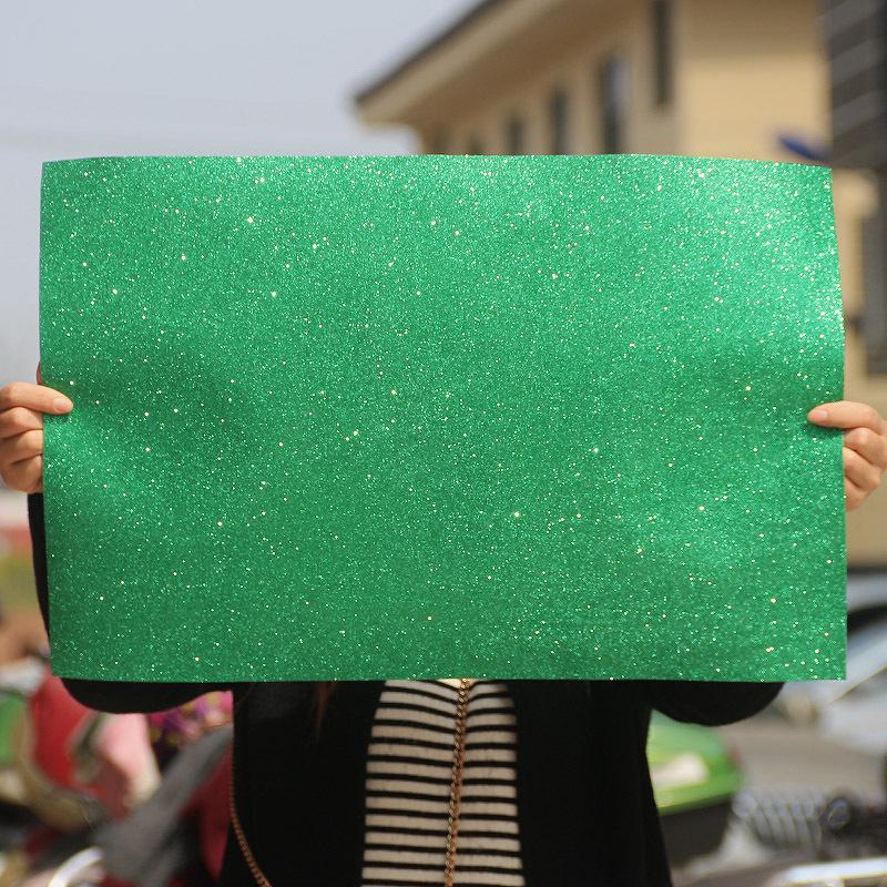 Hârtie Spumă Groasă Mare cu Sclipici Auriu pentru Meșteșuguri