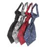 [NECOTIA] Amazon Exclusive Brand Necktie - Plain Paisley Pattern, One-Touch Fastening Ascot Tie - Perfect for Weddings, Graduations, Concerts,