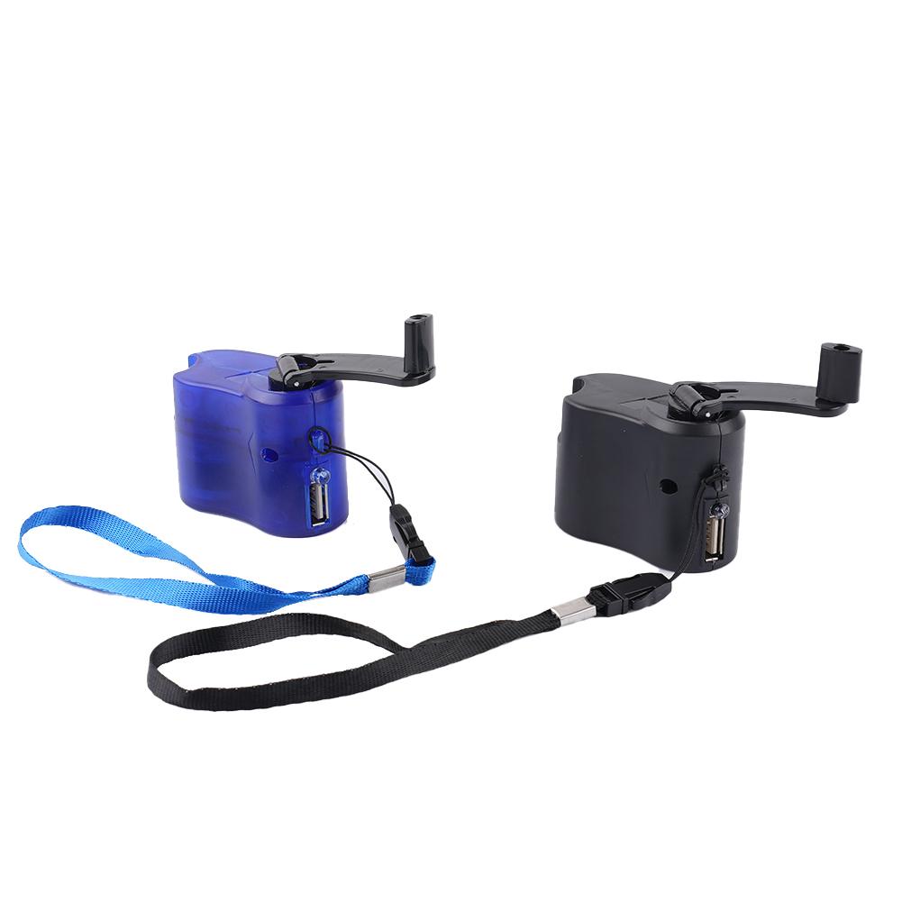 Hand Crank USB Charger Generator Manual Dynamo Portable Power Source for Mobile Phones and USB Devices Power Solution