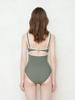 Painbei Heartneck Terry Monokini, Sage Green