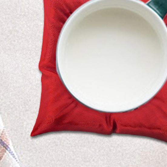 Kreativní akrylový podtácek Žáruvzdorný Protiskluzový Podložka pod hrnec ve tvaru polštáře Podtácky pod nápoje pro ochranu stolní desky