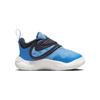 Nike Team Hustle D 11 Lil TD Abrasion Resistant Low top Toddler Shoes Blue White Infant And Toddler DV8993-400