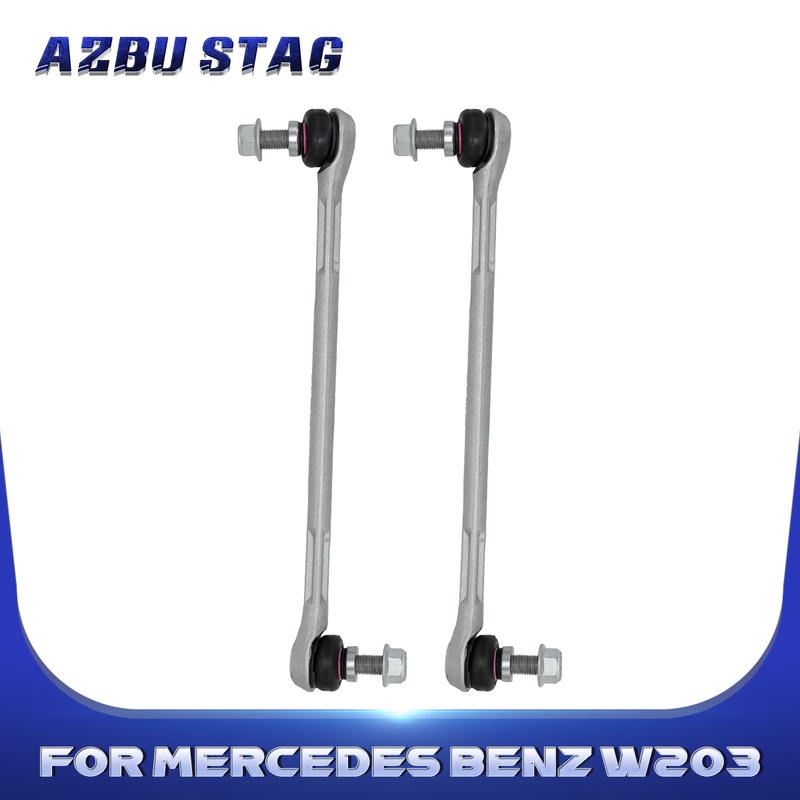 AzbuStag 2Pcs Front Sway Bar Link Suspension Kit  for Mercedes Benz W203 C250 C300 E350 E550 2008 2009 2010 2011 2012 2013 2014