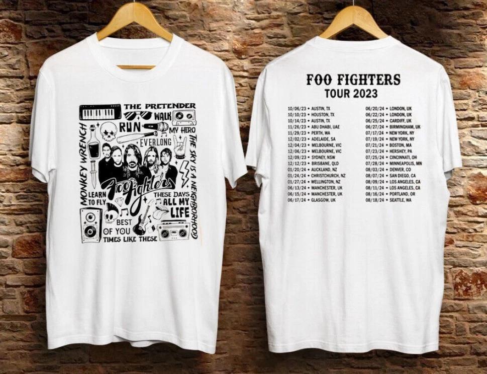 

foo fighters tour 2023 - 2024 t-shirt gift fans M