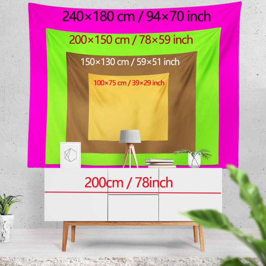 2D Flat, 1Pc Cartoon Solar System Planets Rocket Stars Wall Tapestry Kids Room Outer Space Theme Decor Art Print For Children