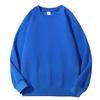 400g Silver Fox Fleece Lined Oversized Crew Neck Sweatshirt for Men - American Loose Fit, Drop Shoulder, Solid Color