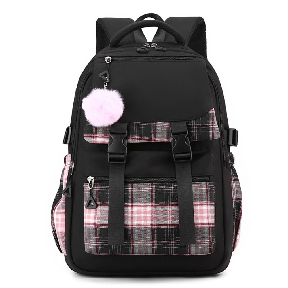 

Nylon Shoulders Bag Canvas Korean Style School Bag Fashion Student Backpack Travel чёрный