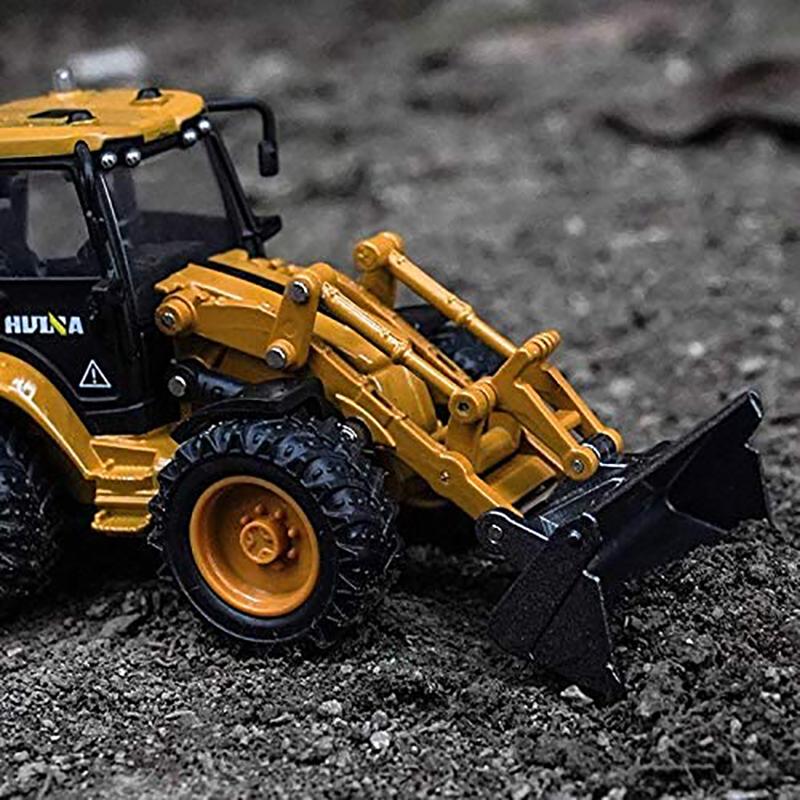 Non-Toxic Huina 1/50 Miniatures Of Metal Car Loader Truck Loader Excavator Crawler Model Crawlers Toys For Children Diecasts Toy Vehicles