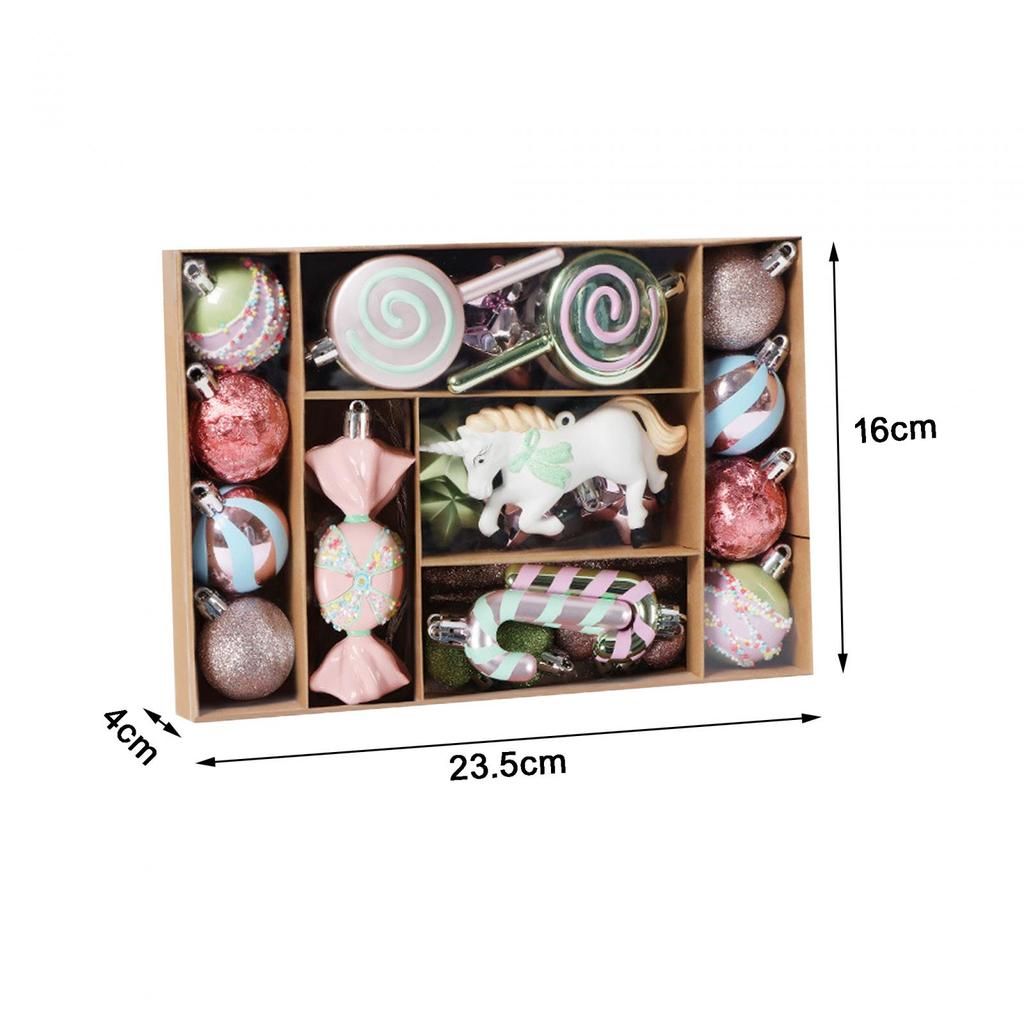 Delicate Christmas Ball Christmas Tree Decoration Ornaments for Home Decor New Year Navidad Pendant Ball Accessory