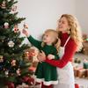 Katzen-Weihnachtsbaumschmuck 24 Stück Holz-Weihnachtsbaumschmuck Feiertagsanhänger für Haus Wohnung Wohnzimmer Küche