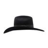 Bow Webbing Felt Hat Versatile Warped Edge Wool Top Hat