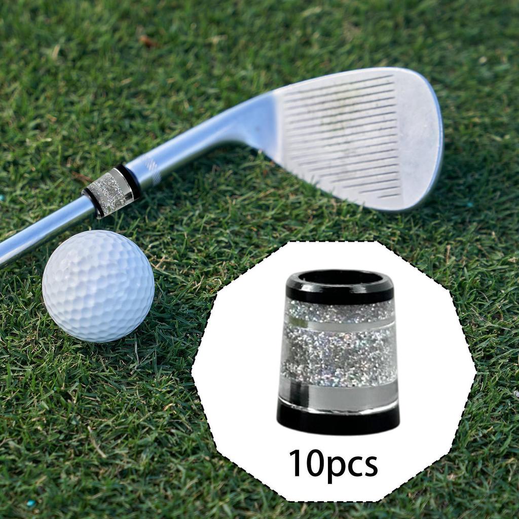 10 Pieces Golf Club Ferrules Accessories for 0.335'' Wood Shafts Trimming Assembly