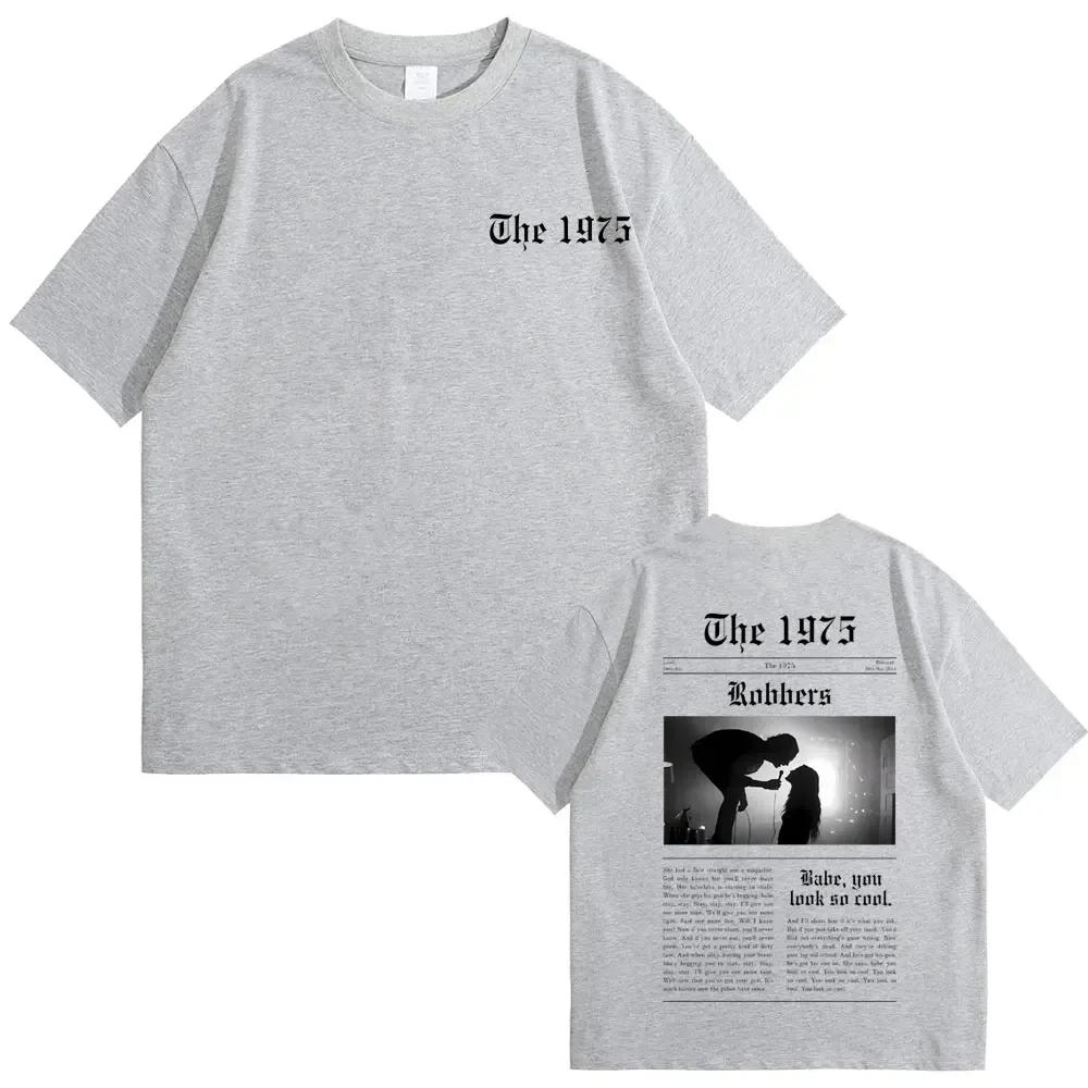 British Band The 1975 Live From Gorilla Robbers Babe You Look So Cool Graphic Tshirt Unisex Indie Alternative Rock Short Sleeve Bl