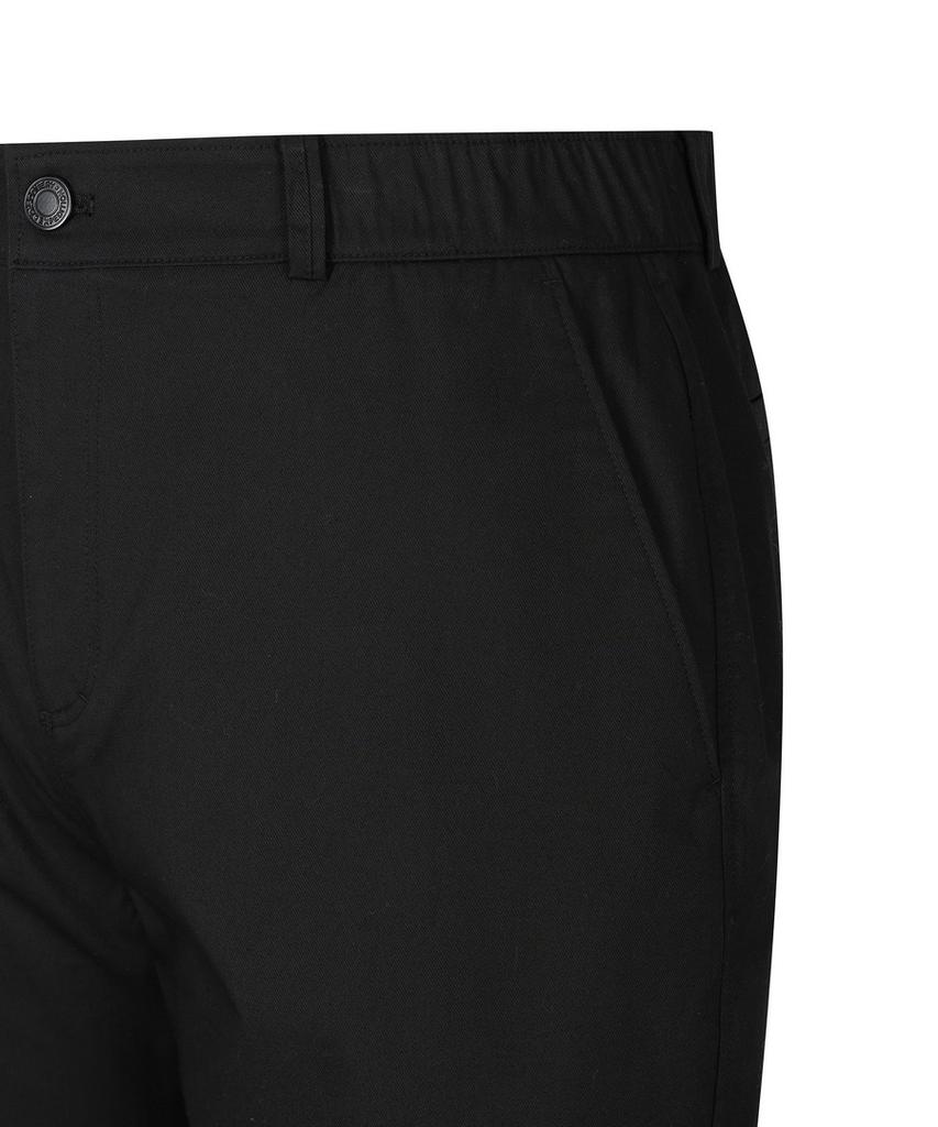 DISCOVERY EXPEDITION Freshvent Men'S Cotton Blend Loose Tapered Pants (Black)