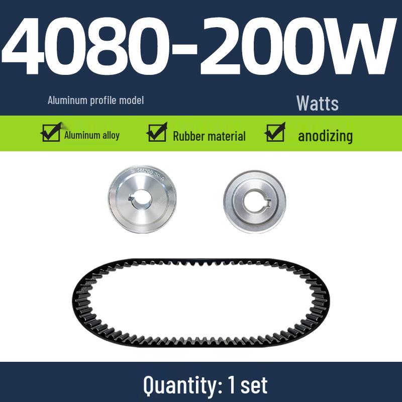 

Rongyu 4080 200W Synchronous Pulley & Belt Drive Kit