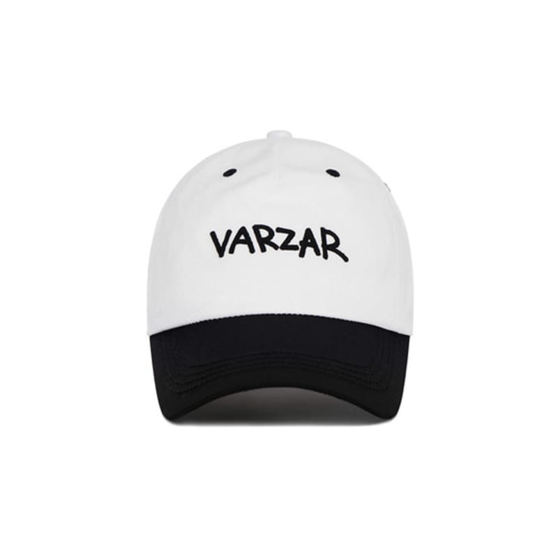 VARZAR Scribble Two-Tone 5-Panel Cap White/Black