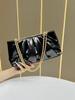 Pu Material Womens Clutch Purse With Chain Strap For Evening Dinner Party Use