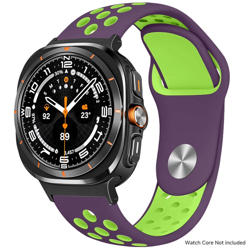 Silicone Strap For Samsung Galaxy Watch 8 40mm 44mm 8 Classic 46mm Sports Breathable Bracelet For Galaxy Ultra 2025 47MM Band